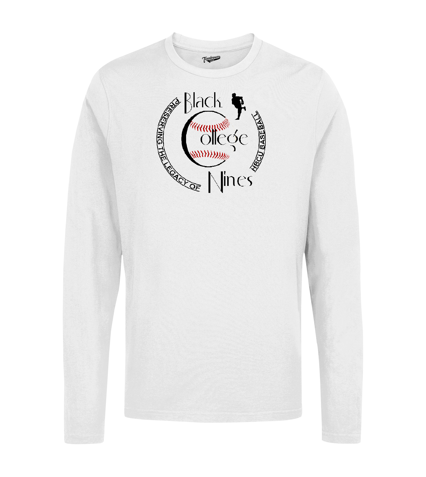 Black College Nines - Unisex Long Sleeve Shirt