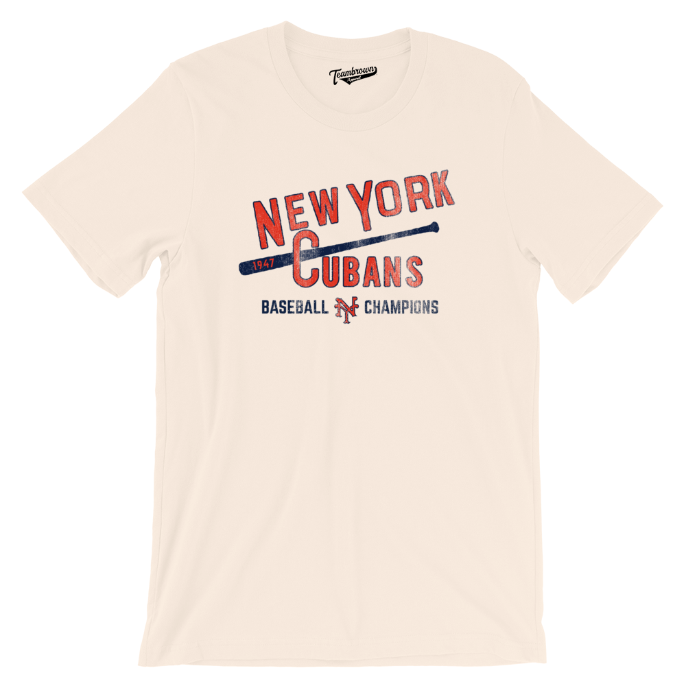 1947 Champions - New York Cubans - Unisex T-Shirt Soft Cream / Adult 2x / T-Shirt