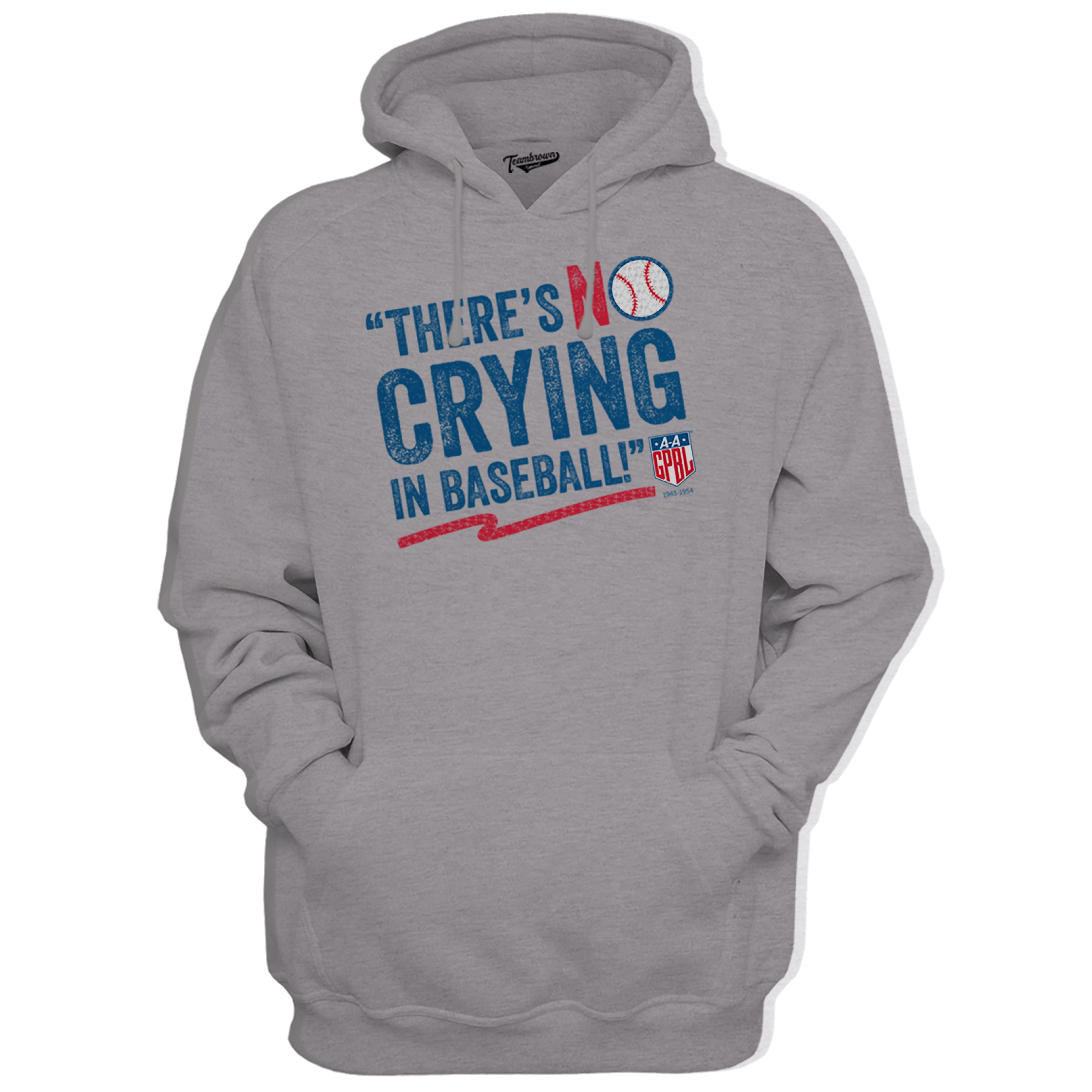 AAGPBL - No Crying In Baseball - Unisex Premium Hoodie | Officially Licensed - AAGPBL