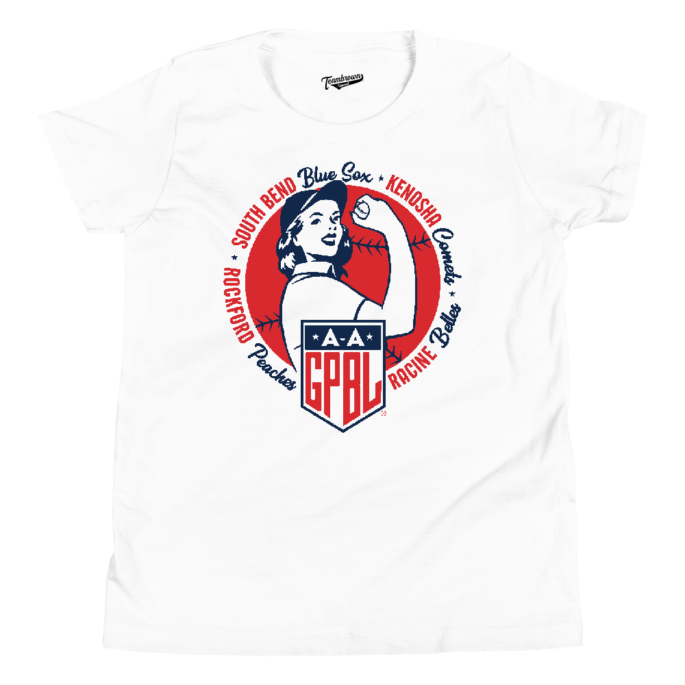 Diamond - AAGPBL Original Four Kids T-Shirt | Officially Licensed - AAGPBL