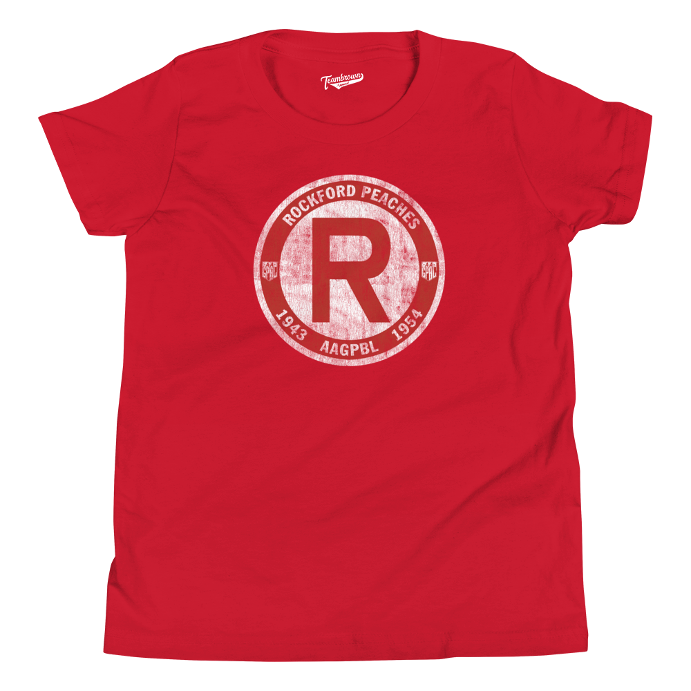 Rockford Peaches '43-'54 - Kids T-Shirt | Officially Licensed - AAGPBL