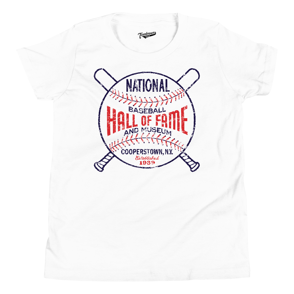 Baseball Hall of Fame Circle Logo - Kids T-Shirt | Officially Licensed - National Baseball Hall of Fame and Museum