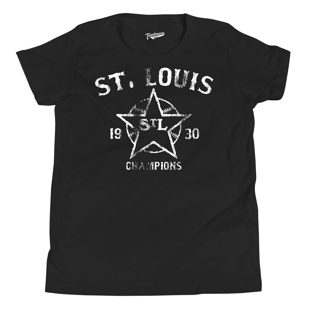 1930 Champions - St. Louis Stars - Kids T-Shirt Black / Youth L / Kids T-Shirt