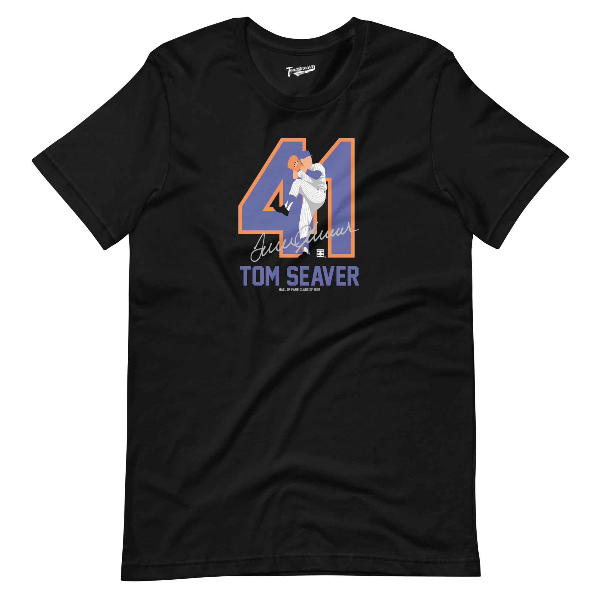 Tom Seaver Silhoette Black
