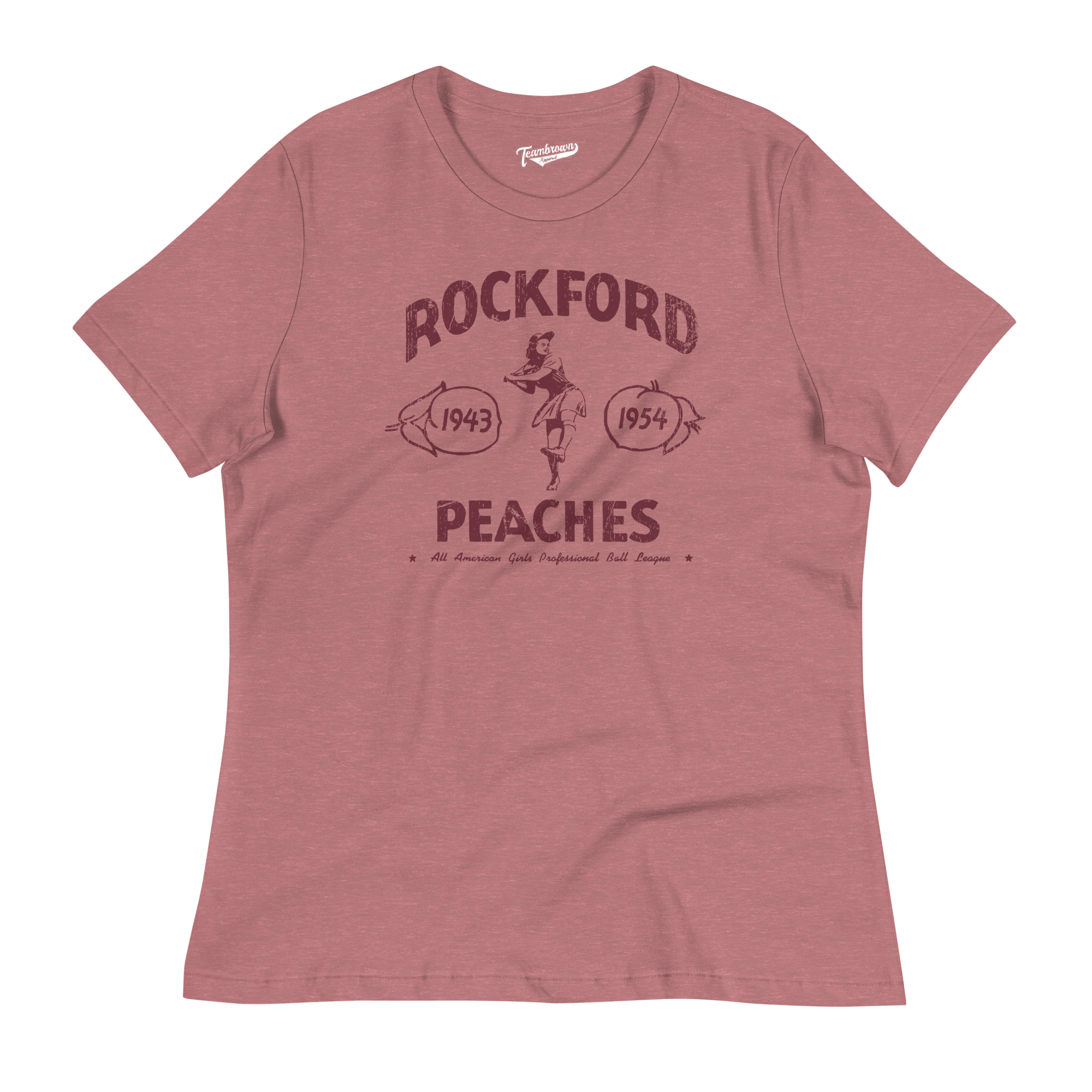 Rockford Peaches Program - Women's Relaxed Fit T-Shirt | Officially Licensed - AAGPBL