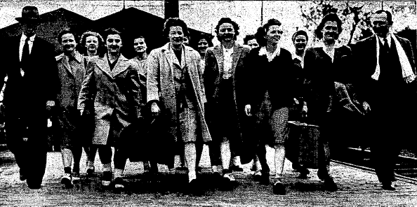 1945 Attendance Champ - Racine Belles