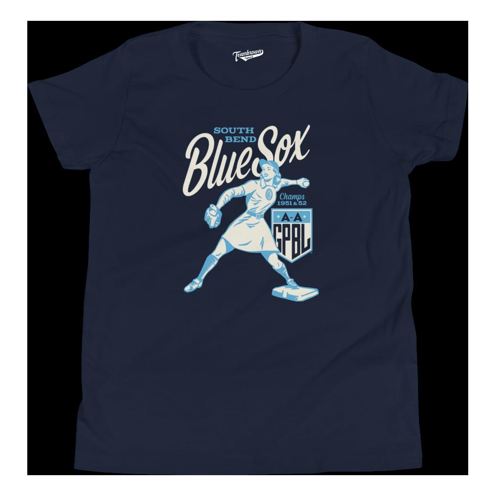 infant and todder south bend blue sox aagpbl apparel