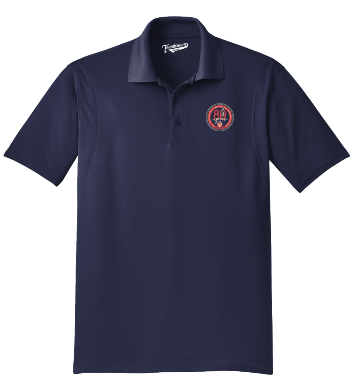 PRE-SALE - AAGPBL 80th Anniversary - 1943 - 2023 - Heat Pressed Polo Shirt