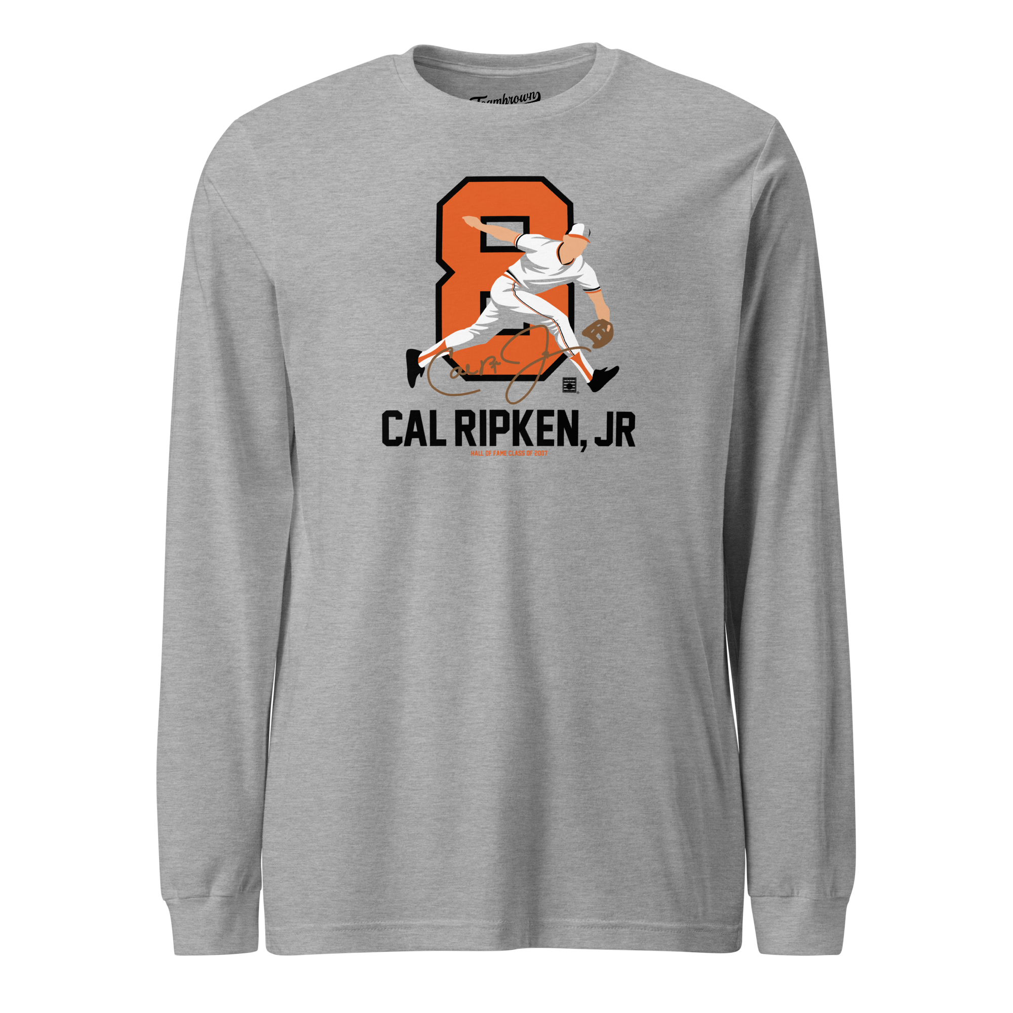 Baseball Hall of Fame Members - Cal Ripken Jr. - Unisex Long Sleeve Shirt