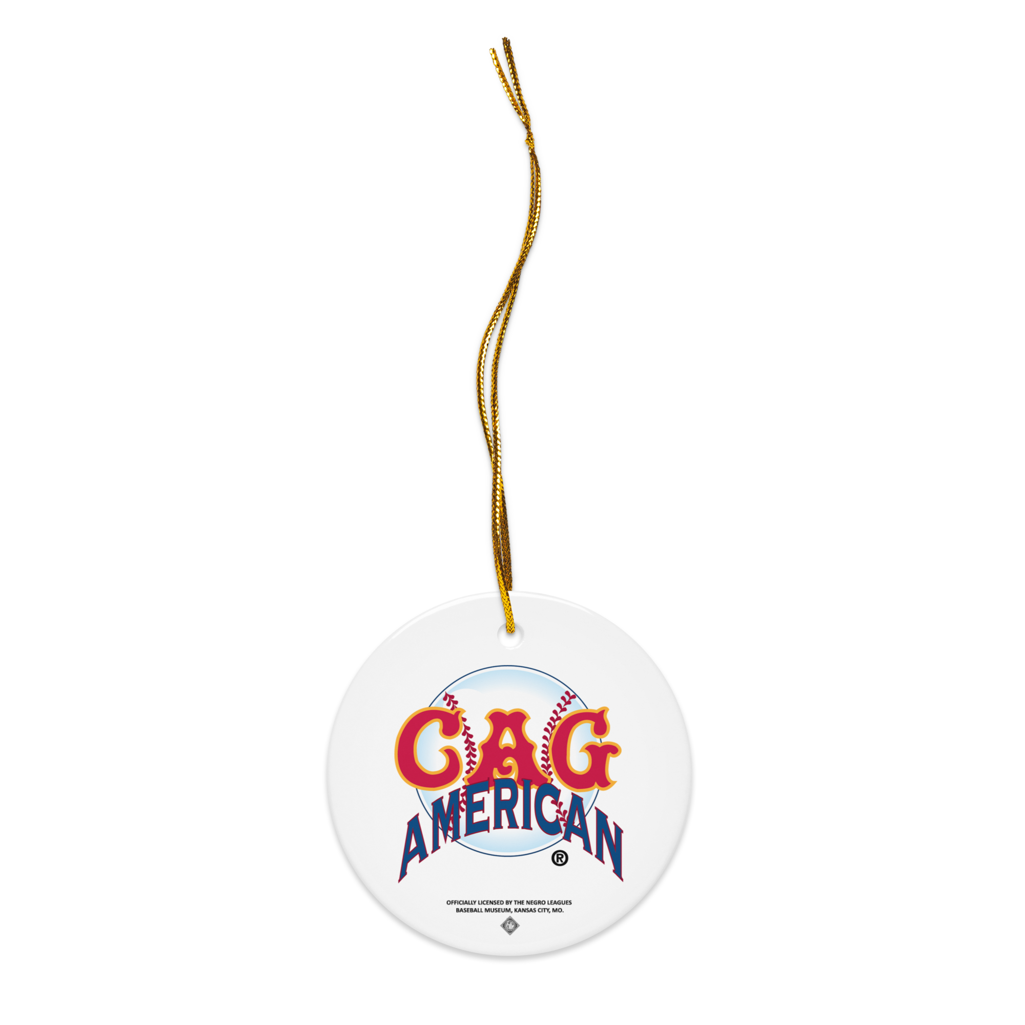 Chicago American Giants - Ceramic 2-Sided Ornament