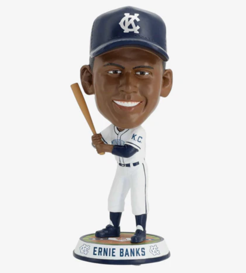 Ernie Banks Kansas City Monarchs Bighead Negro Leagues Bobblehead