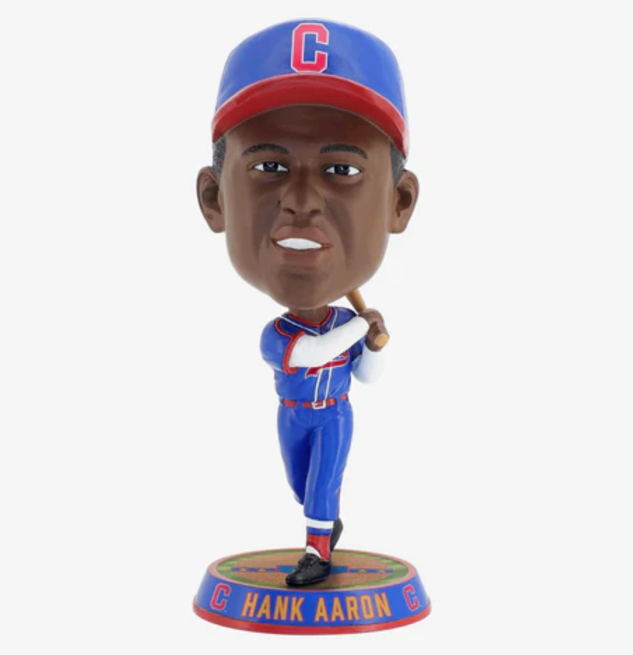 Hank Aaron Indianapolis Clowns Bighead Negro Leagues Bobblehead