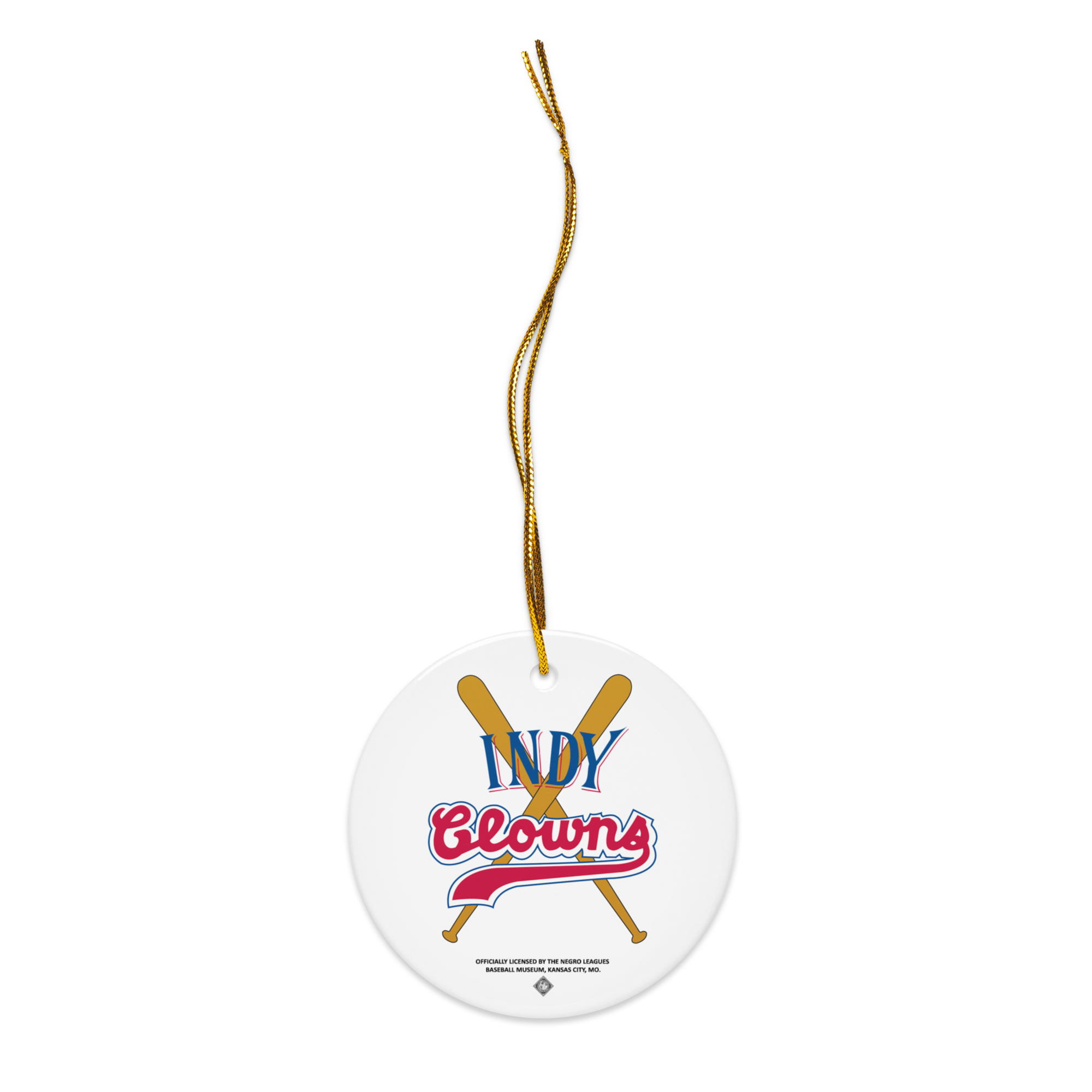Indianapolis Clowns - Ceramic 2-Sided Ornament