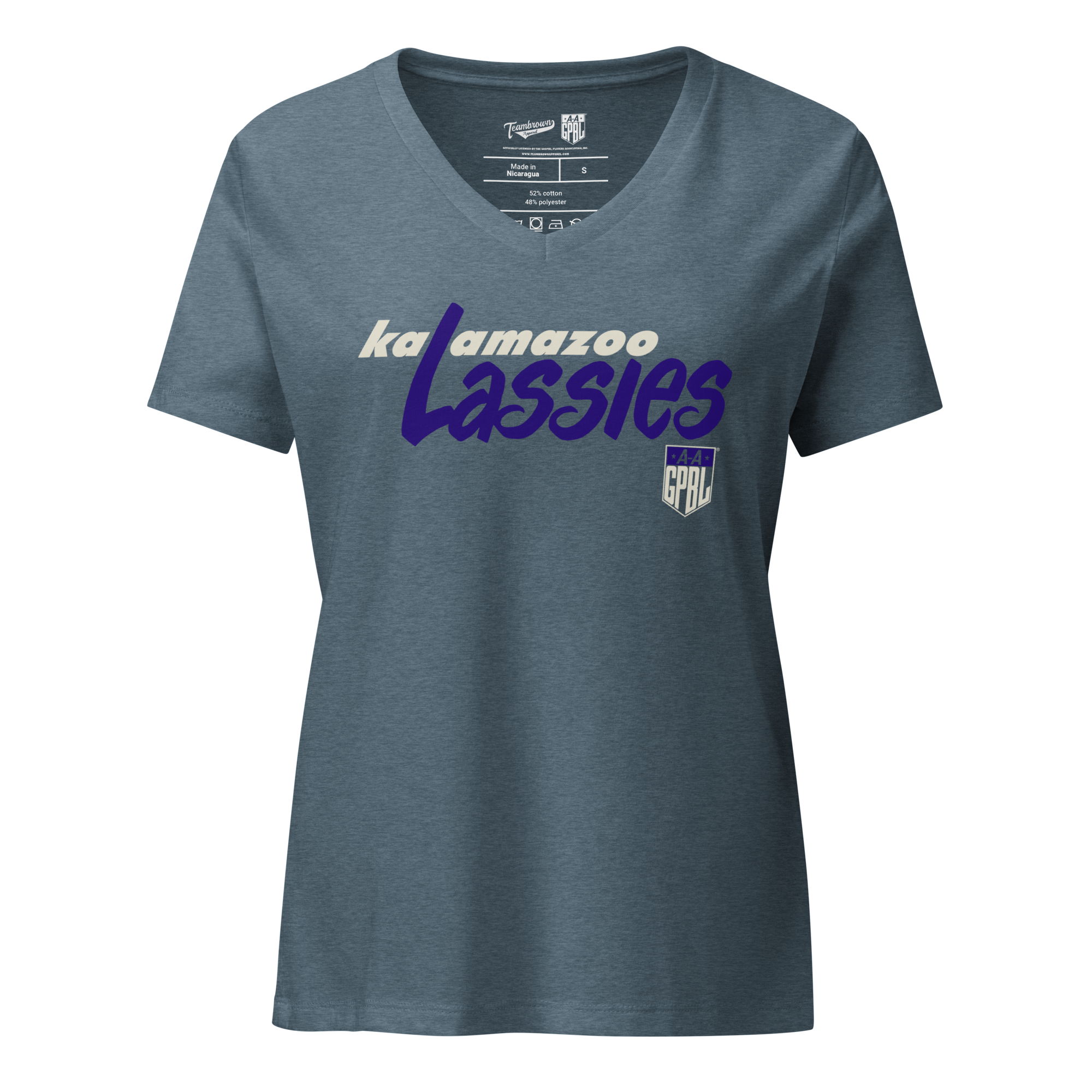 Kalamazoo Lassies - Classic Color - Women’s Relaxed V-Neck