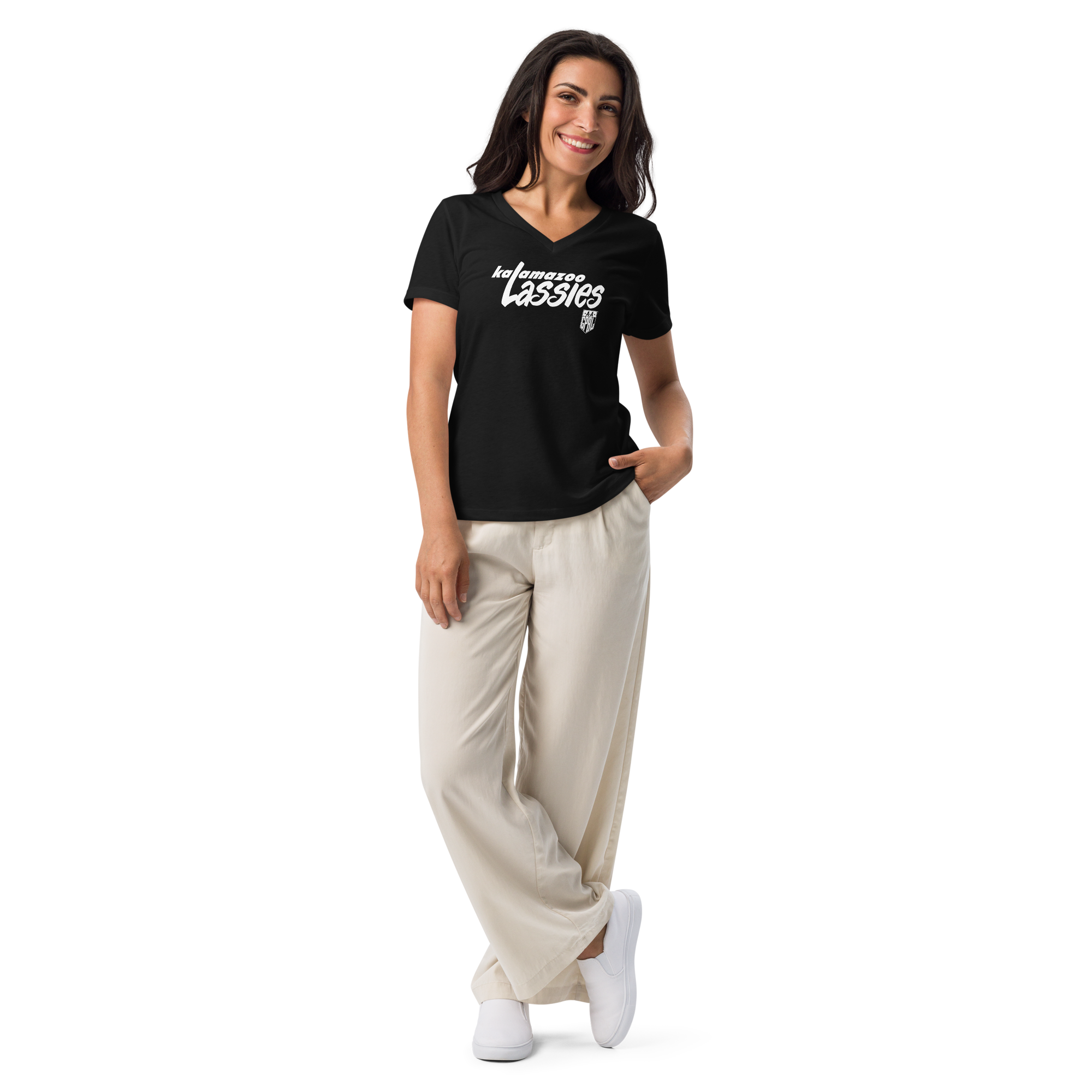 Kalamazoo Lassies - Classic - Women’s Relaxed V-Neck