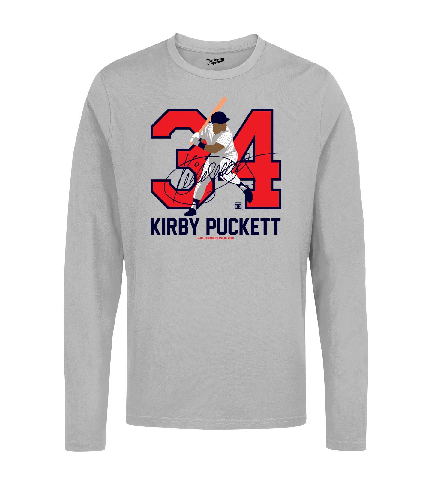 KirbyPuckett LongSleeve SportGrey