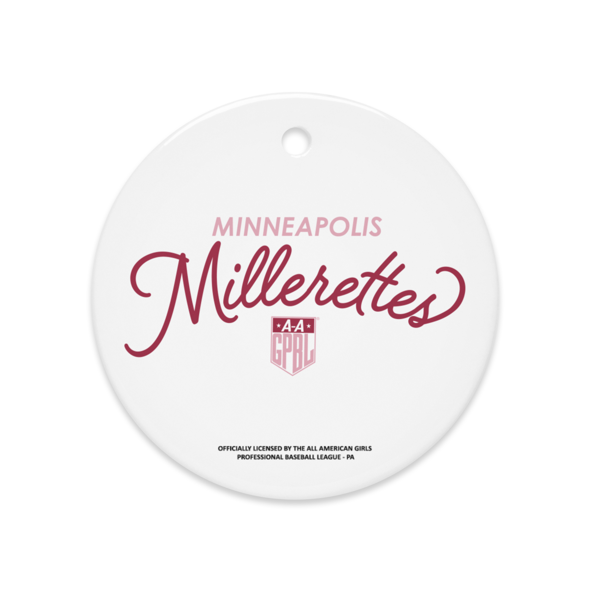 Muskegon Belles - Classic Color - Ceramic 2-Sided Ornament