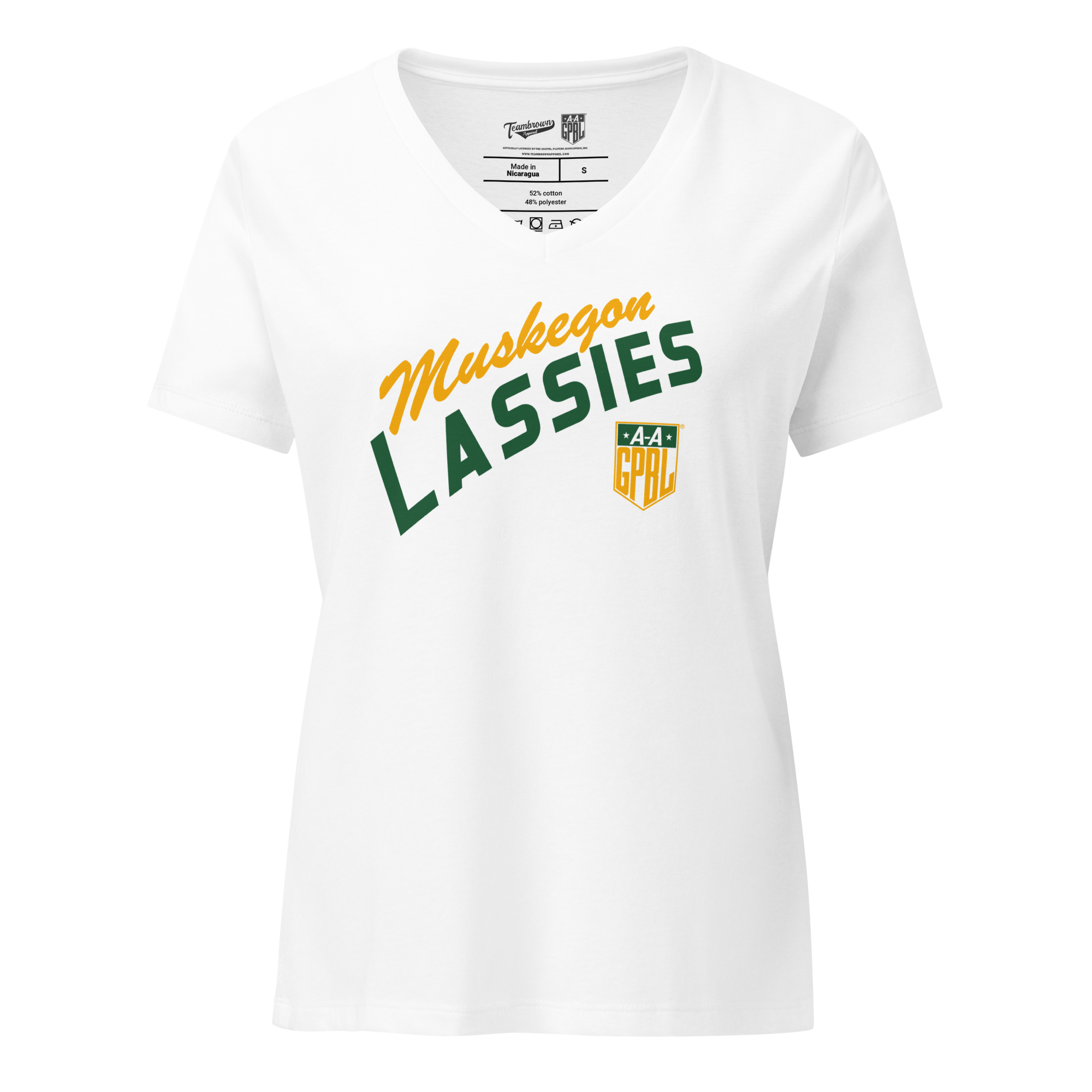 Muskegon Lassies - Classic Color - Women’s Relaxed V-Neck