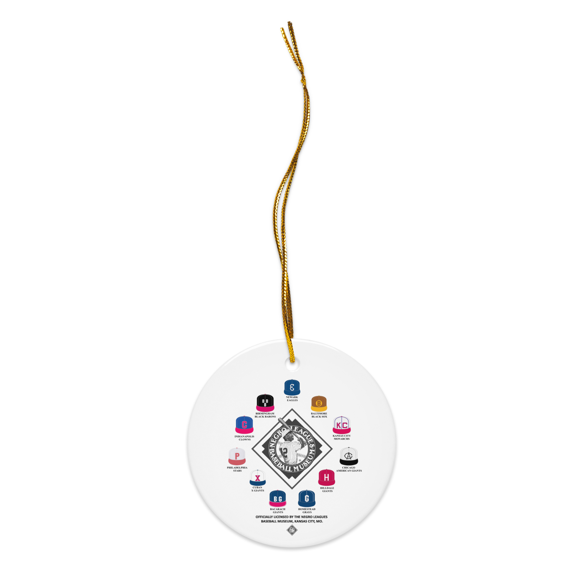 NLBM - Crown Collection - Ceramic 2-Sided Ornament