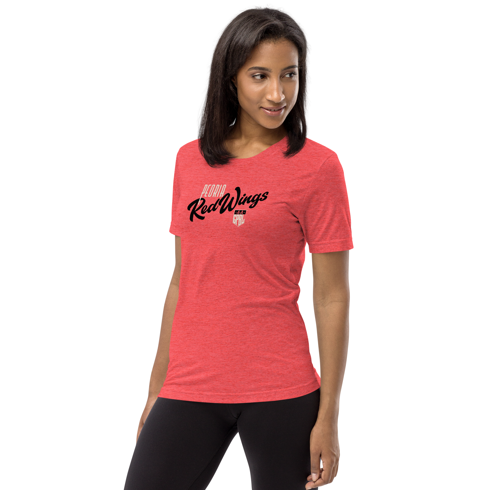 Peoria Red Wings - Classic Color - Triblend T-Shirt