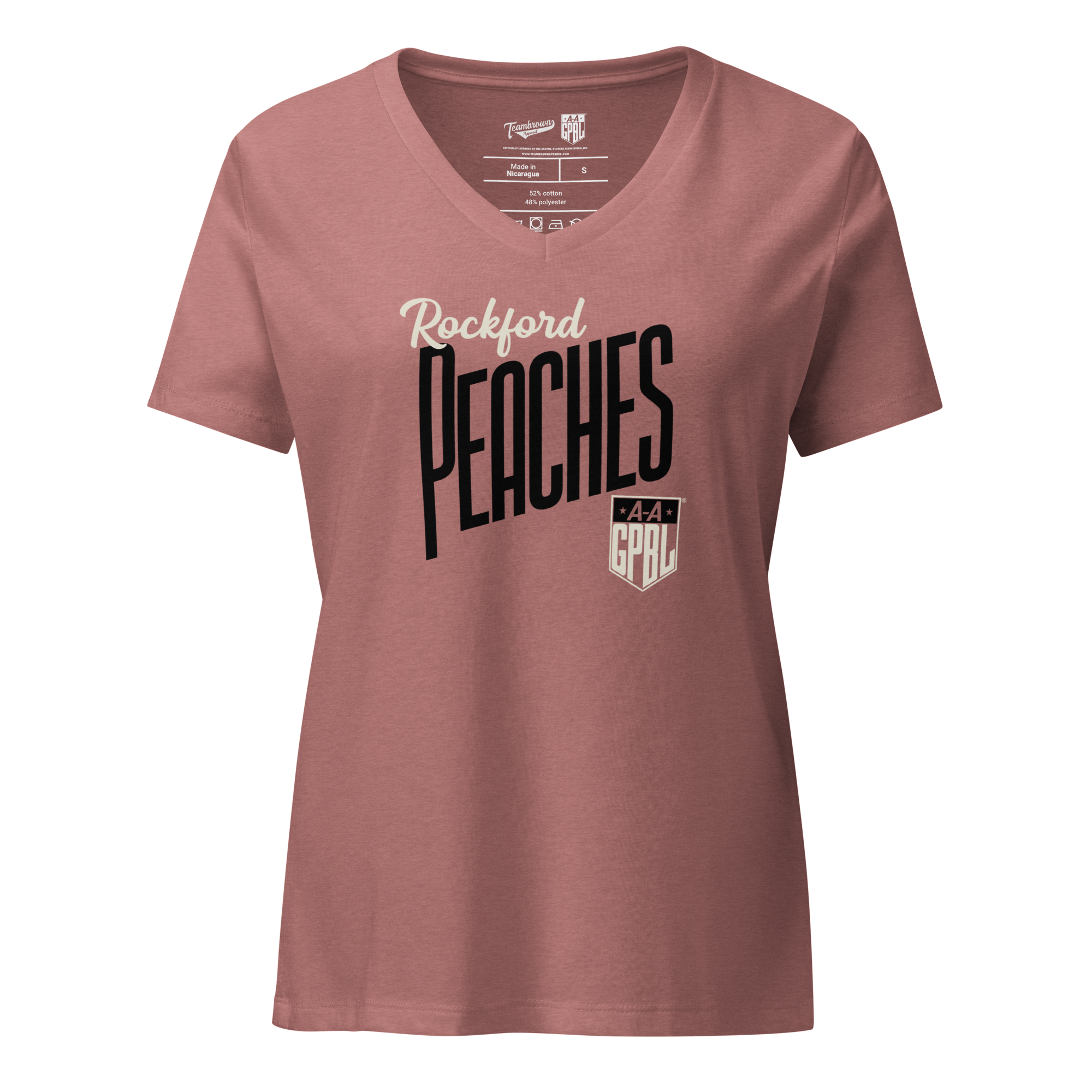 Rockford Peaches - Classic Color - Women’s Relaxed V-Neck