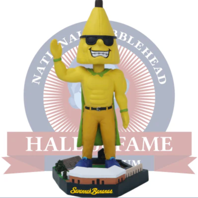 Savannah Bananas Split in Historic Grayson Stadium Bobblehead