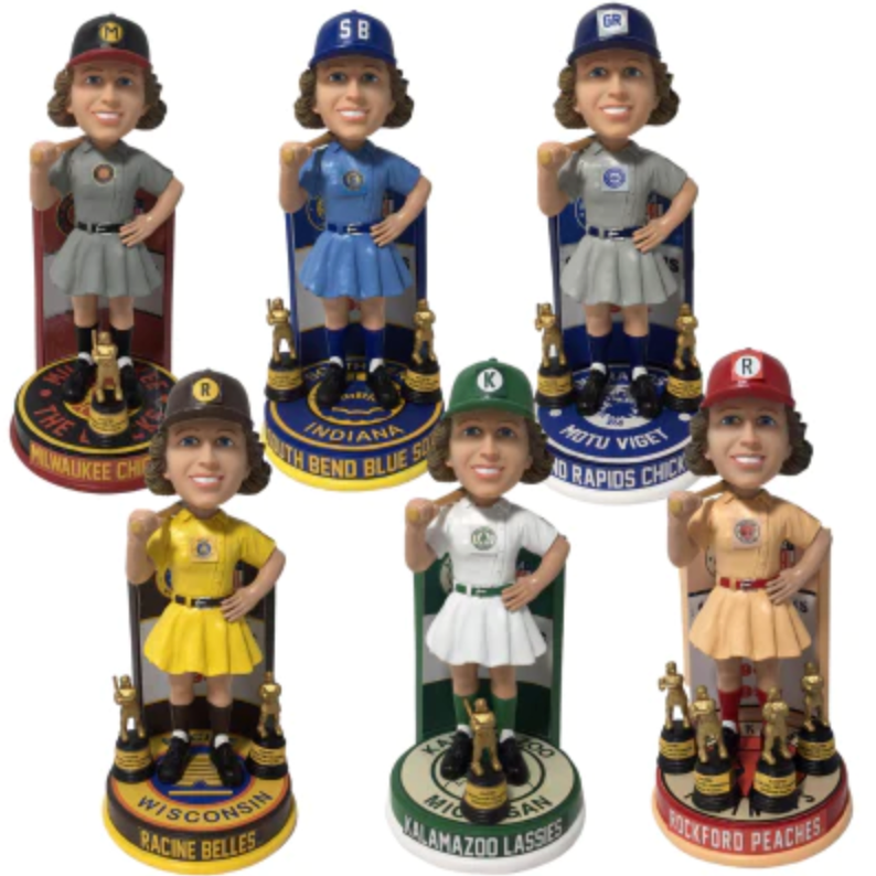 All-American Girls Professional Baseball (AAGPBL) All-Star Bobbleheads