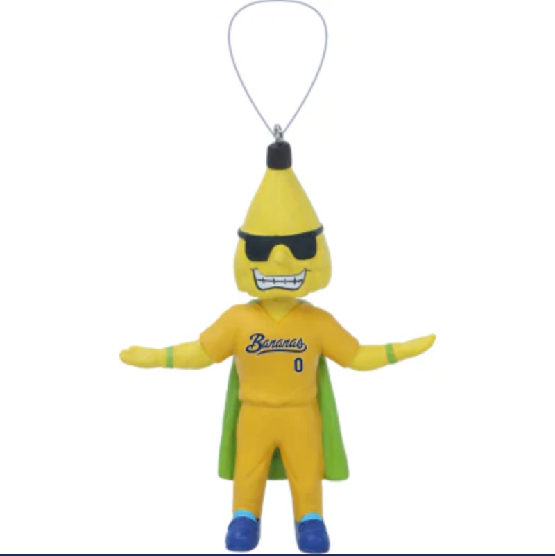 Split Savannah Bananas Mascot Mini Bobbleheads