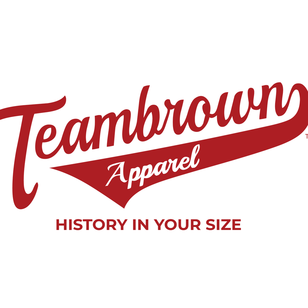 Teambrown Apparel  AAGPBL, Negro League and Historic Baseball Shirts