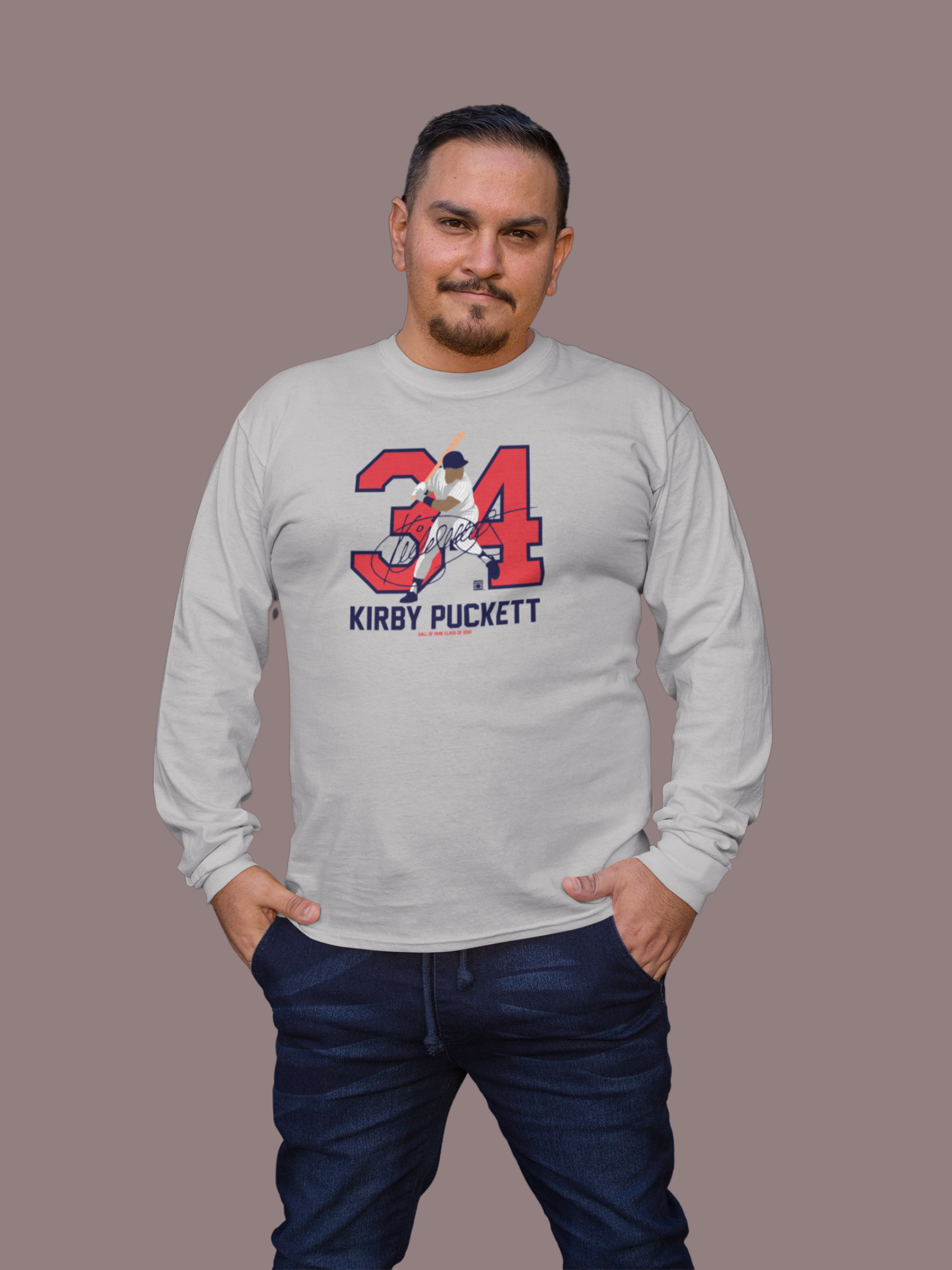 Baseball Hall of Fame Members - Kirby Puckett - Unisex Long Sleeve Shirt