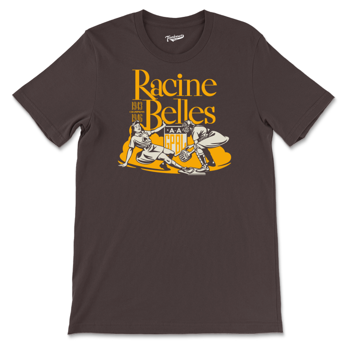 Diamond - Racine Belles - Unisex Brown T-Shirt