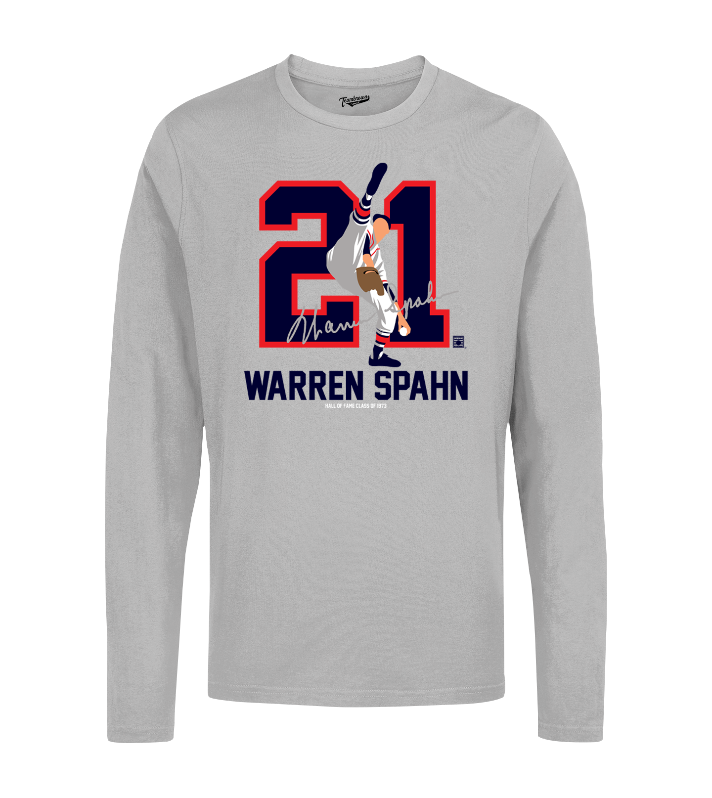 Baseball Hall of Fame Members - Warren Spahn - Unisex Long Sleeve Shirt