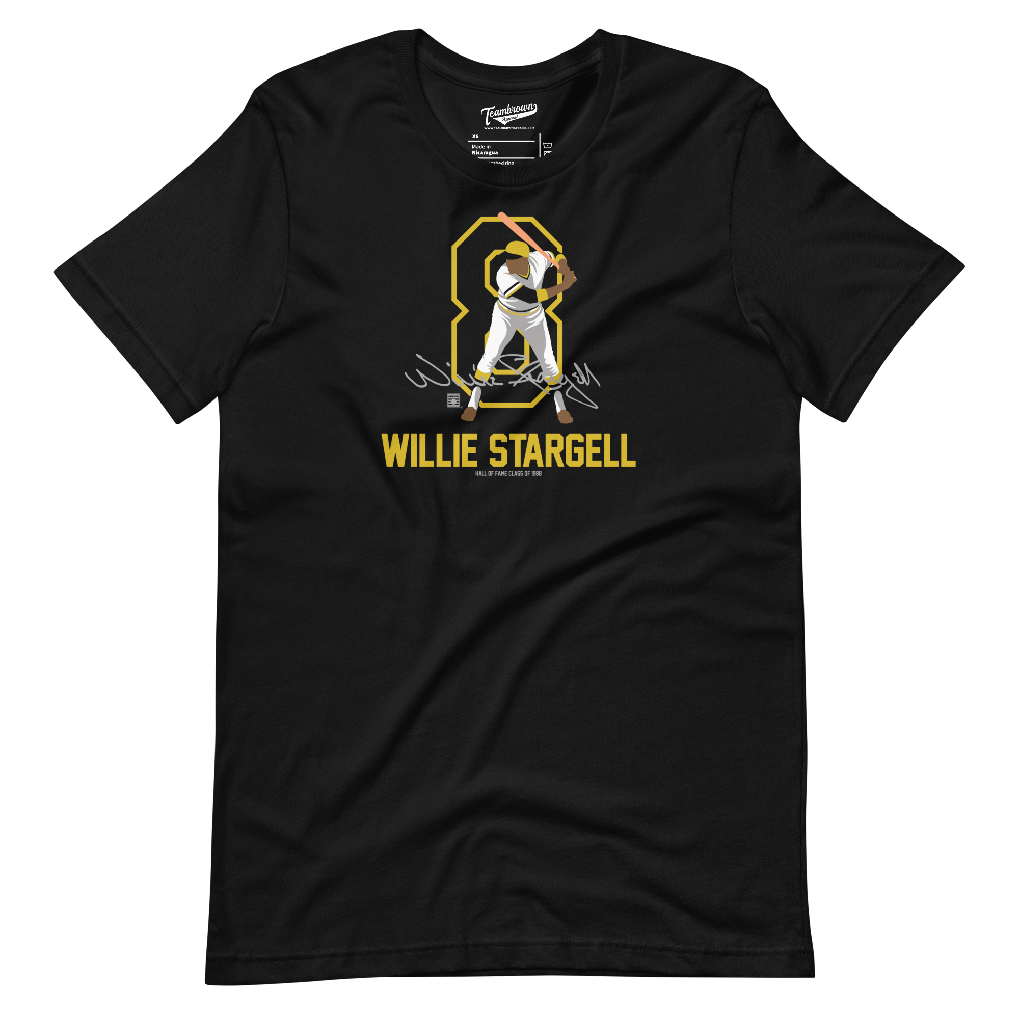 Baseball Hall of Fame Members - Willie Stargell - Silhouette - Unisex T-Shirt