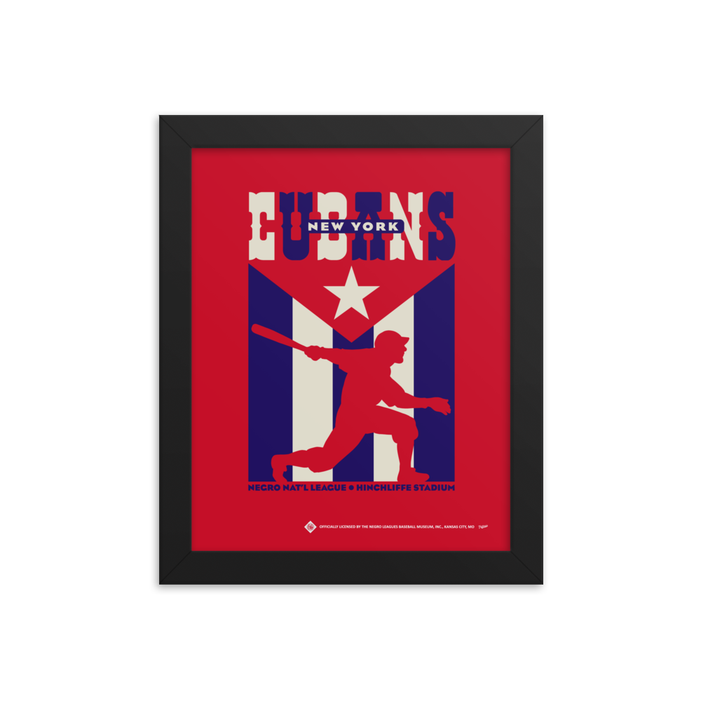 NNL New York Cubans | Hinchliffe Stadium - Giclée-Print Framed