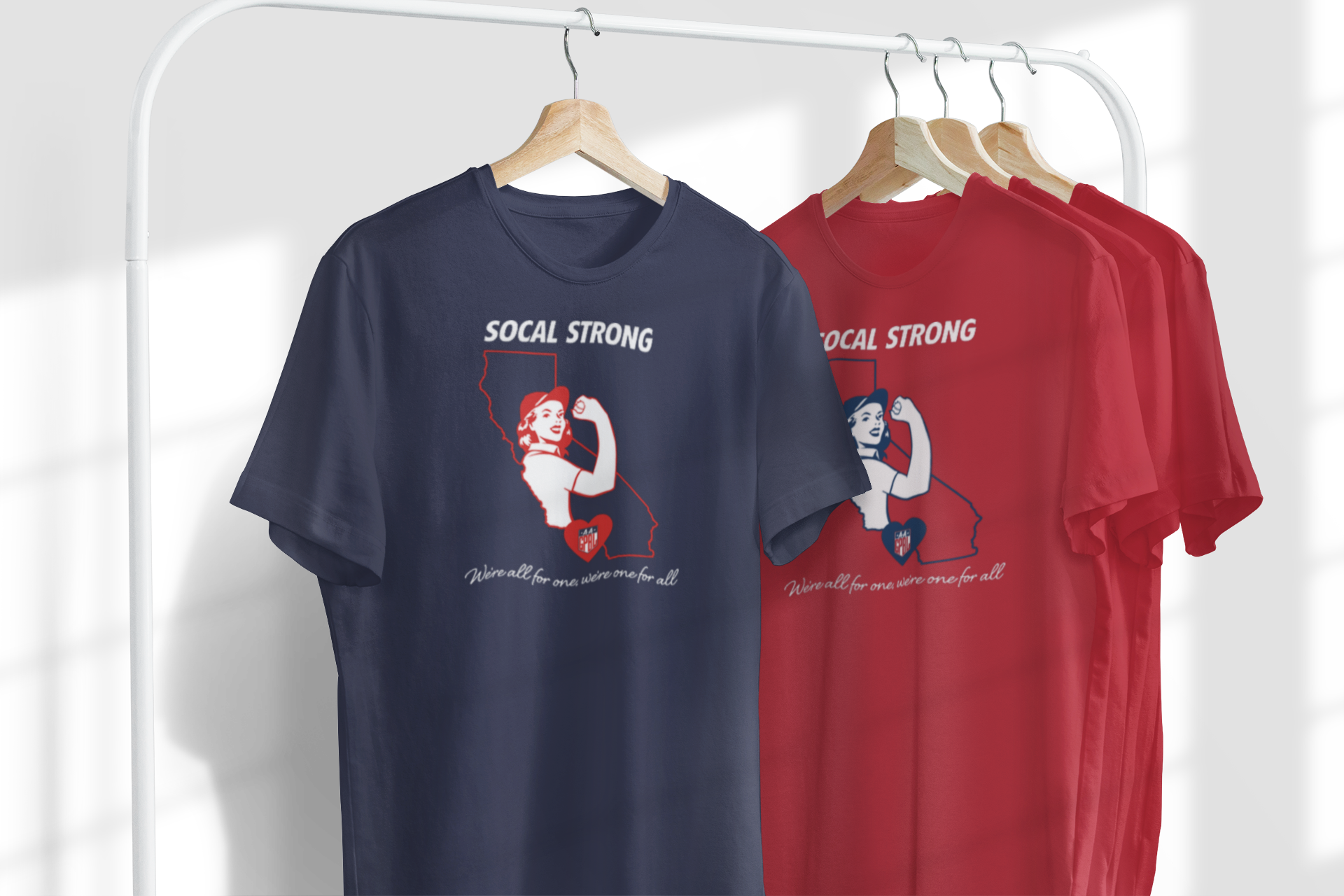 SOCAL STRONG - WE'RE ALL FOR ONE, WE'RE ONE FOR ALL - Unisex T-Shirt