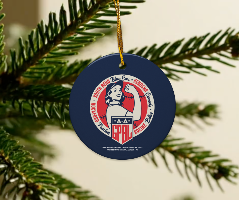 Diamond - AAGPBL Original 4 - Ceramic 2-Sided Ornament