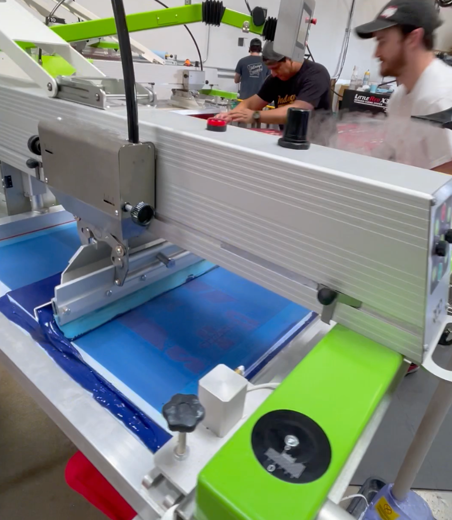 process of printing custom baseball shirts