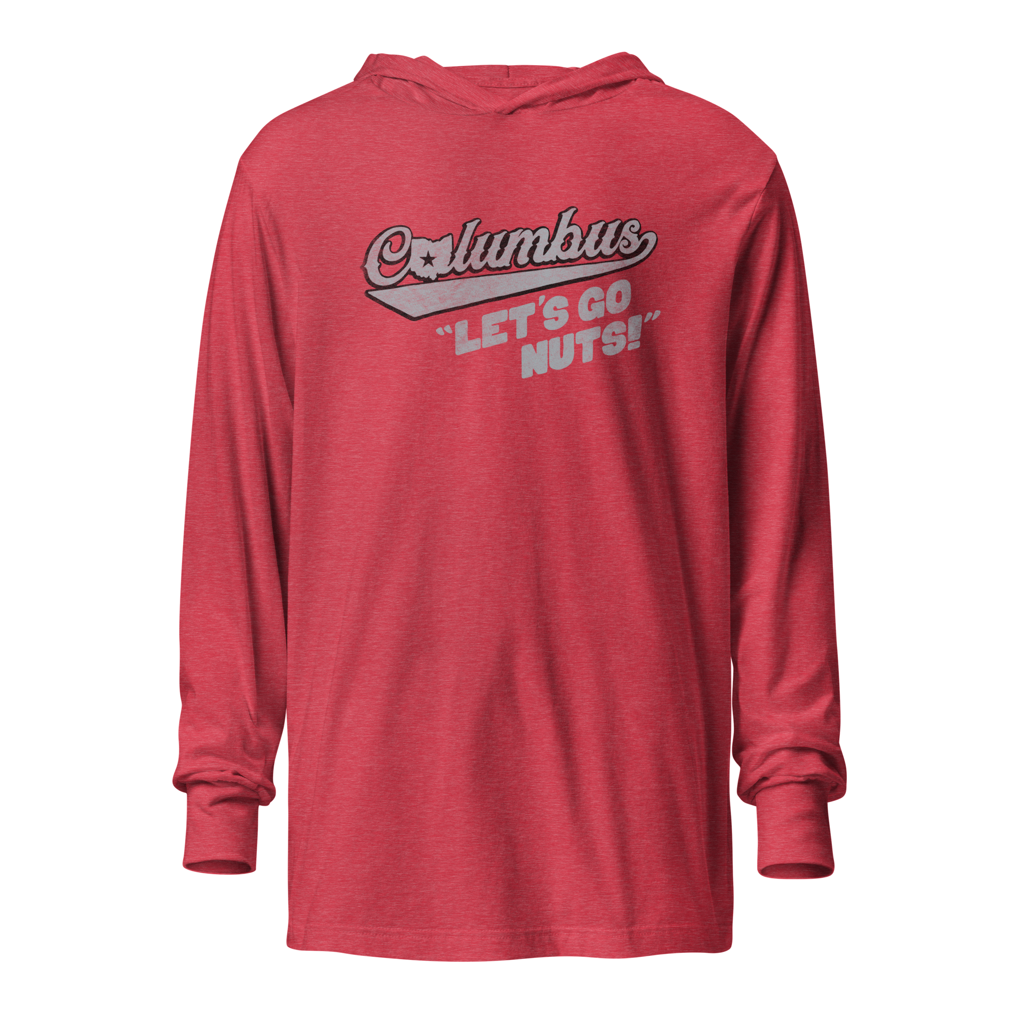 Columbus, OH (College Town) - Hooded Long Sleeve T-Shirt