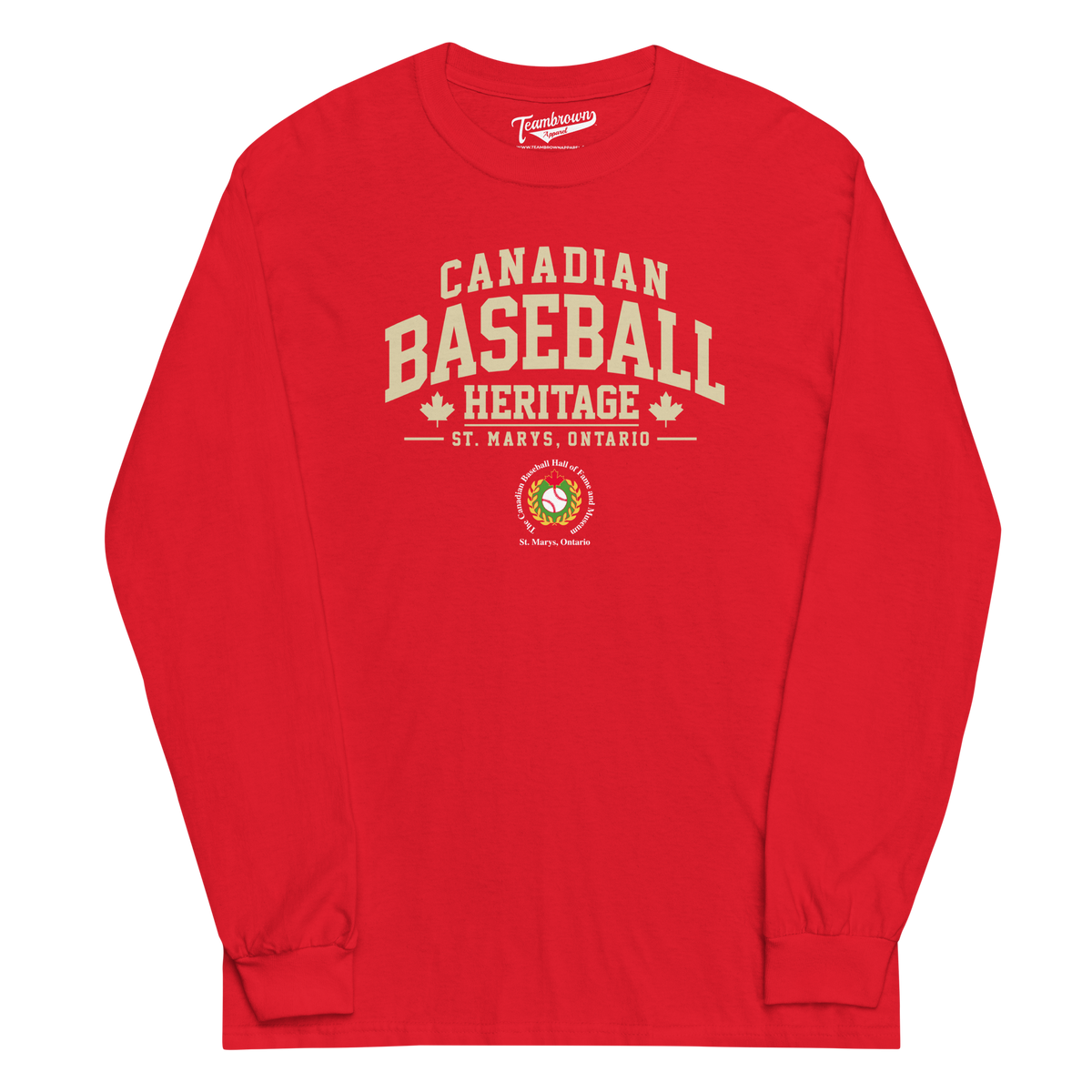 Canadian Baseball Hall of Fame and Museum Heritage - Unisex Long Sleeve
