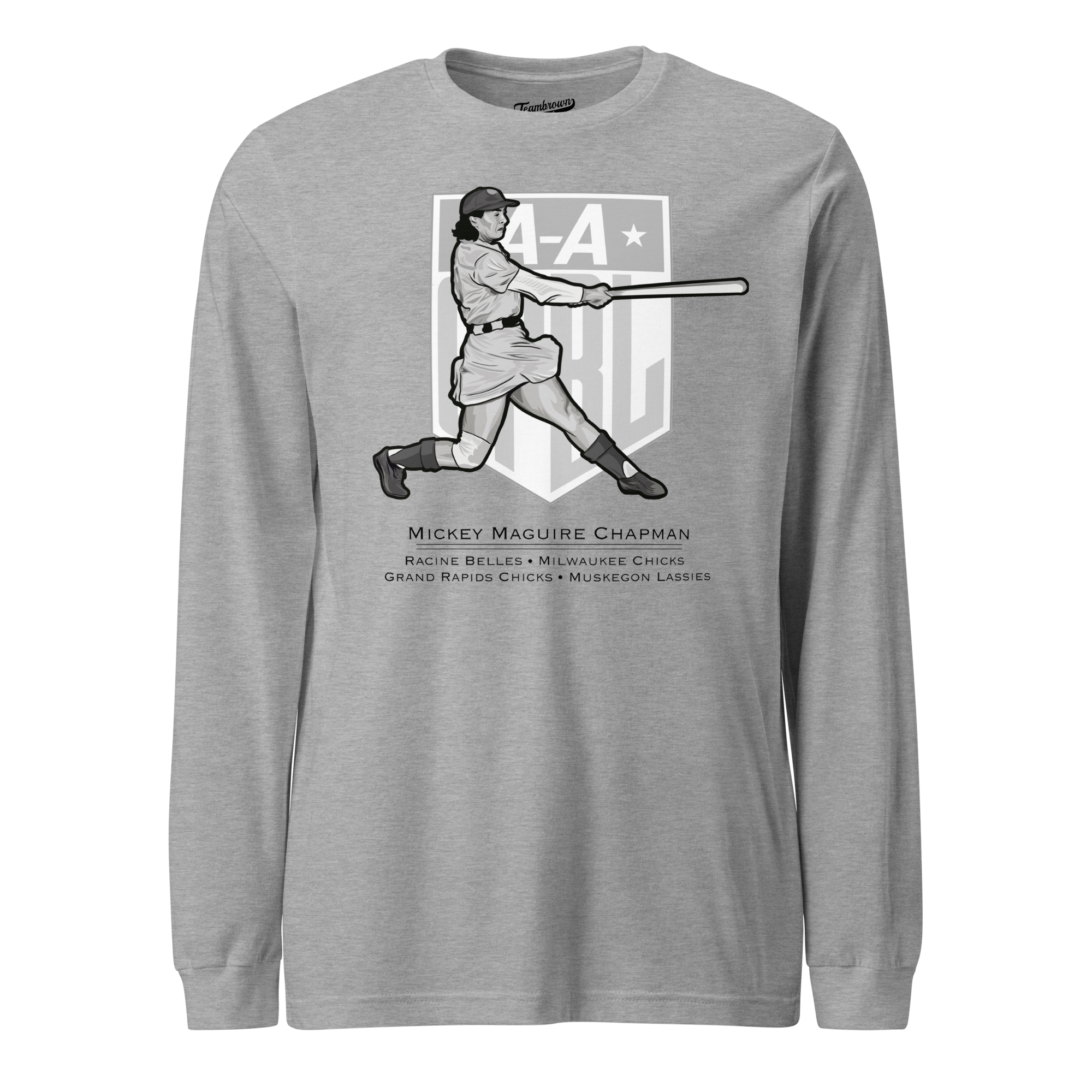 Legends - Mickey Maguire Chapman - AAGPBL - Unisex Long Sleeve Shirt
