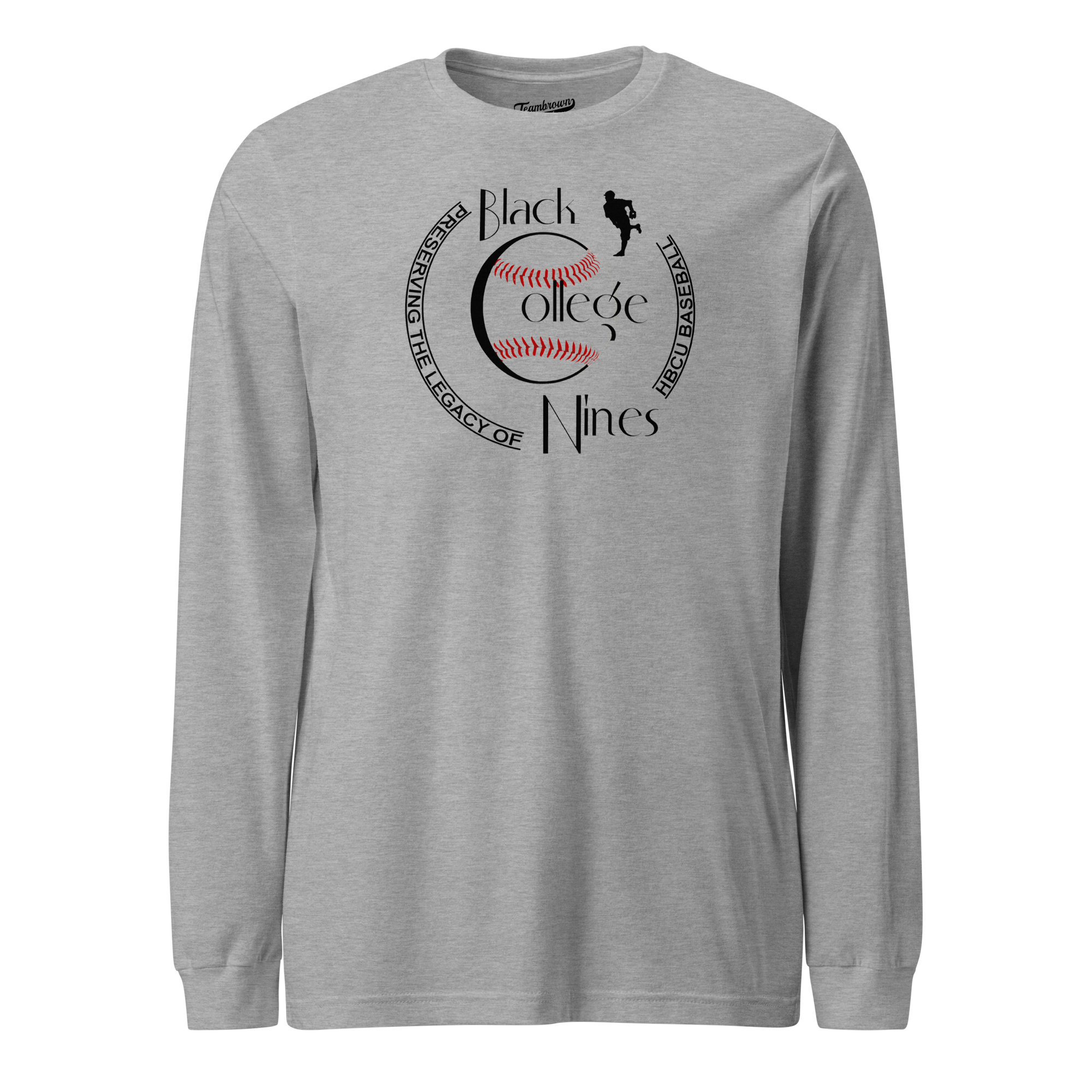 Black College Nines - Unisex Long Sleeve Shirt