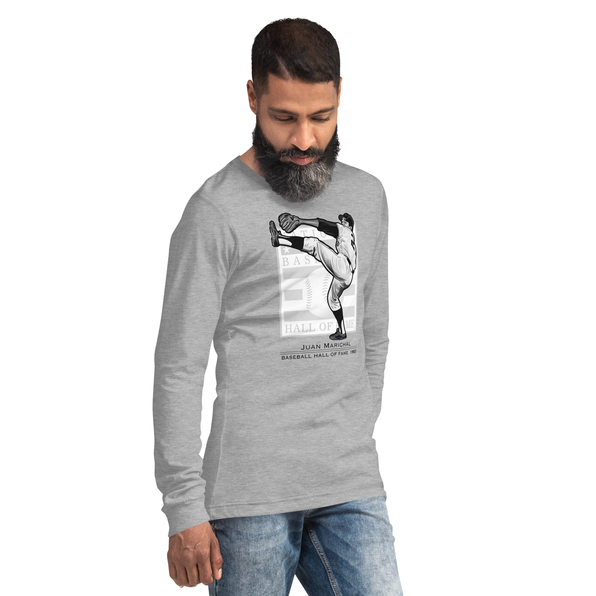 Baseball Hall of Fame Members - Juan Marichal - Unisex Long Sleeve Shirt