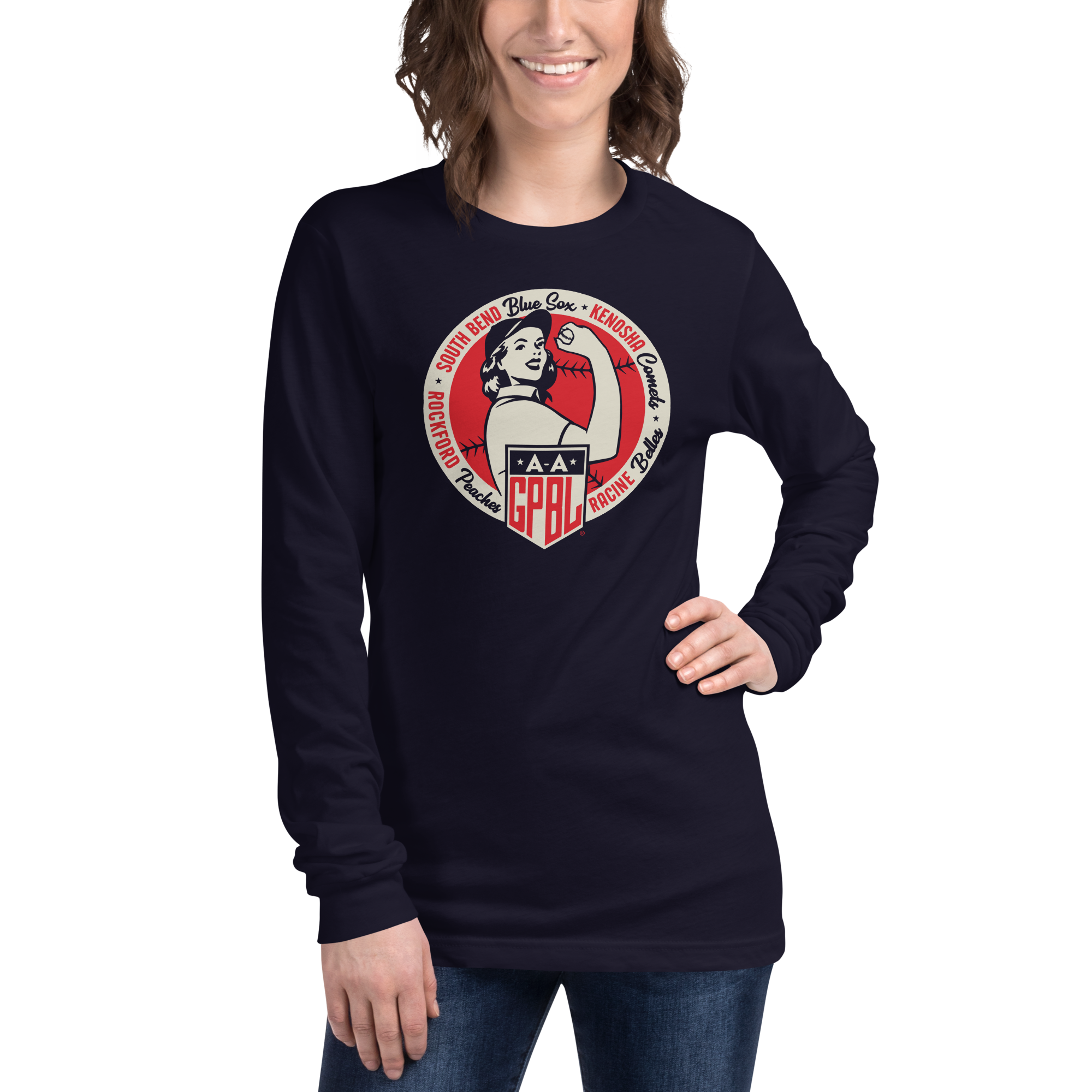 Diamond - Original 4 - Unisex Long Sleeve Crew T-Shirt