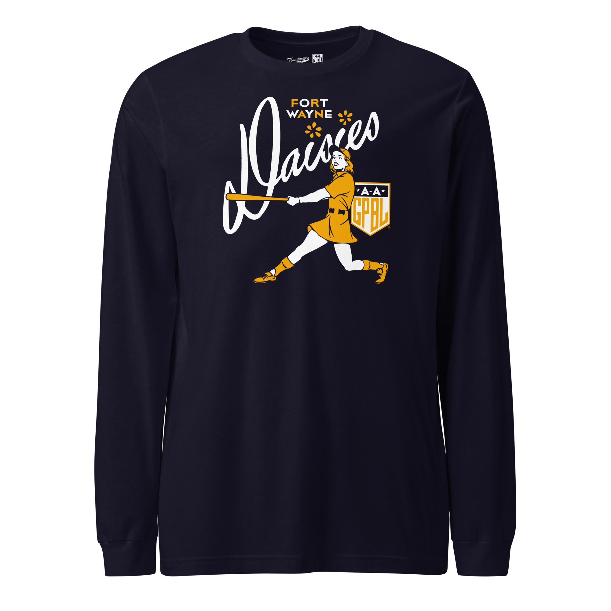 Diamond - Fort Wayne Daisies - Unisex Long Sleeve Crew T-Shirt