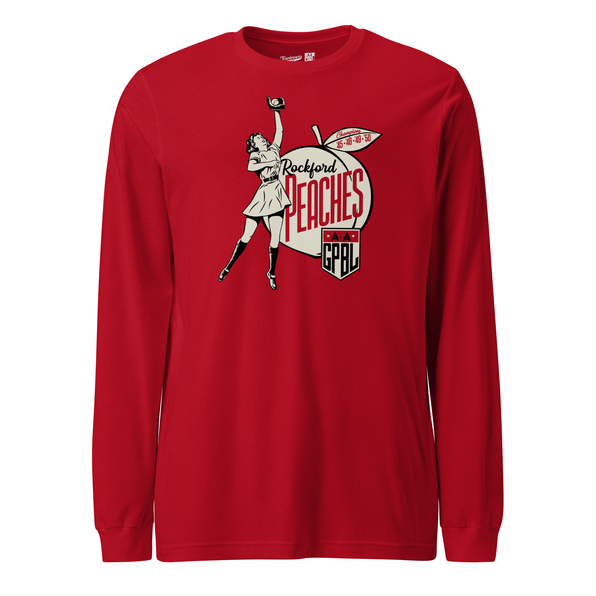 Diamond - Rockford Peaches - Unisex Long Sleeve Crew T-Shirt