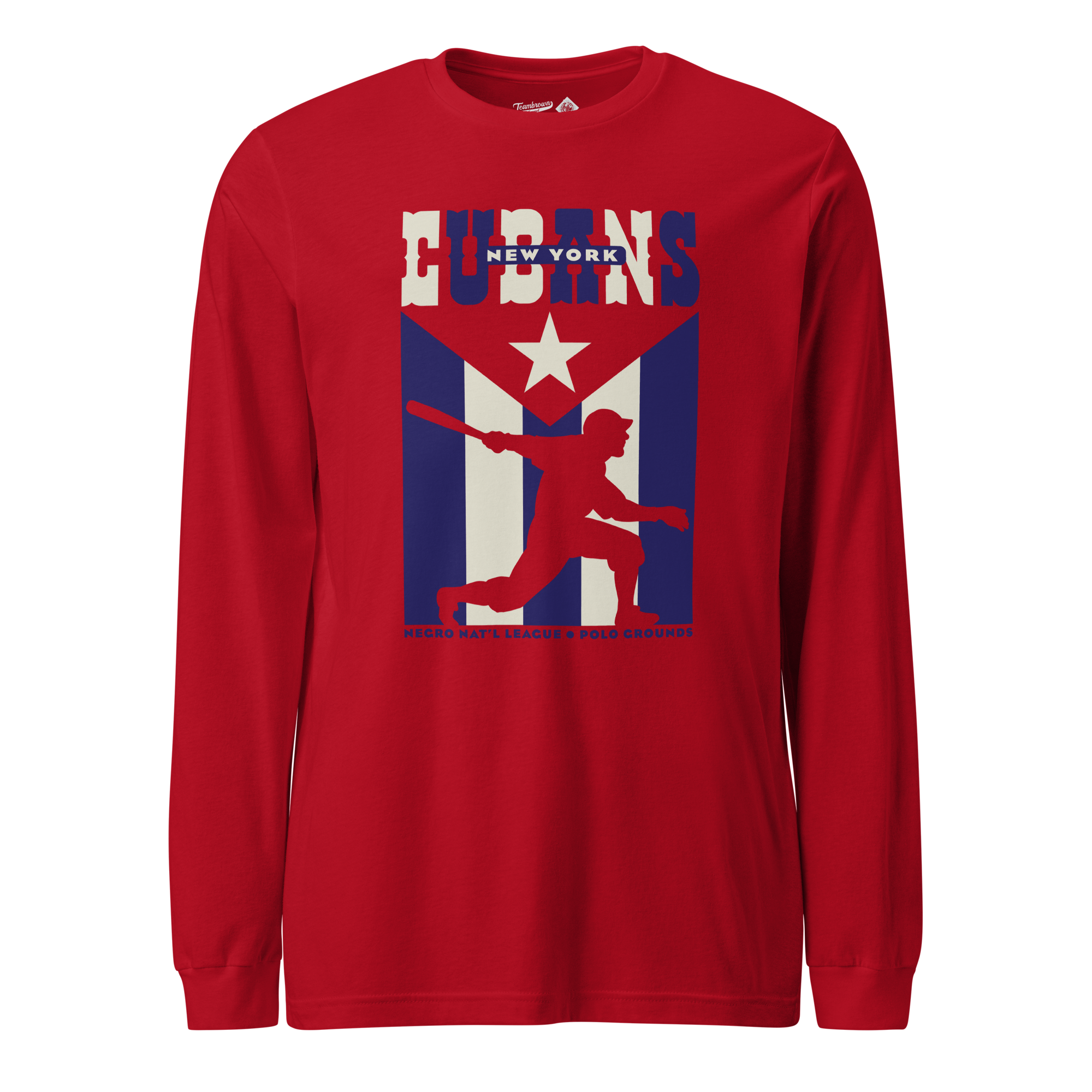 NNL New York Cubans - Unisex Long Sleeve Crew T-Shirt