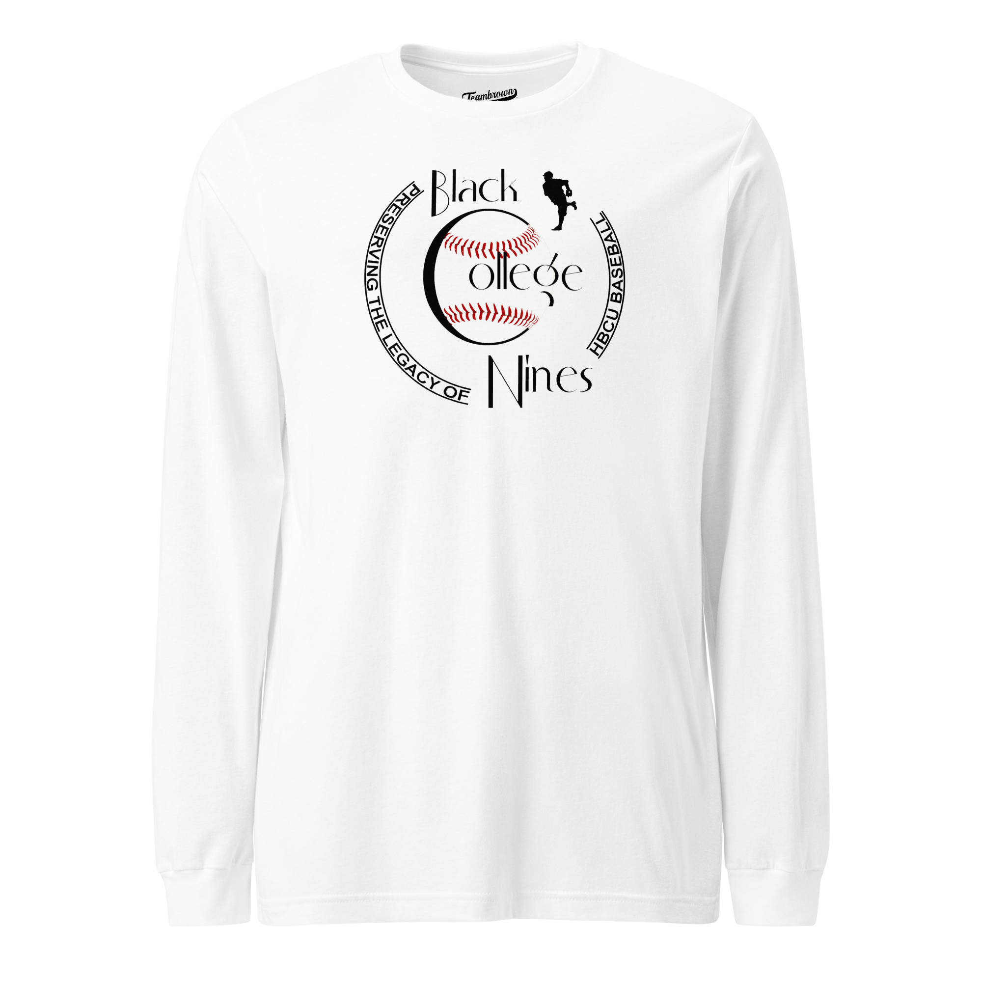 Black College Nines - Unisex Long Sleeve Shirt