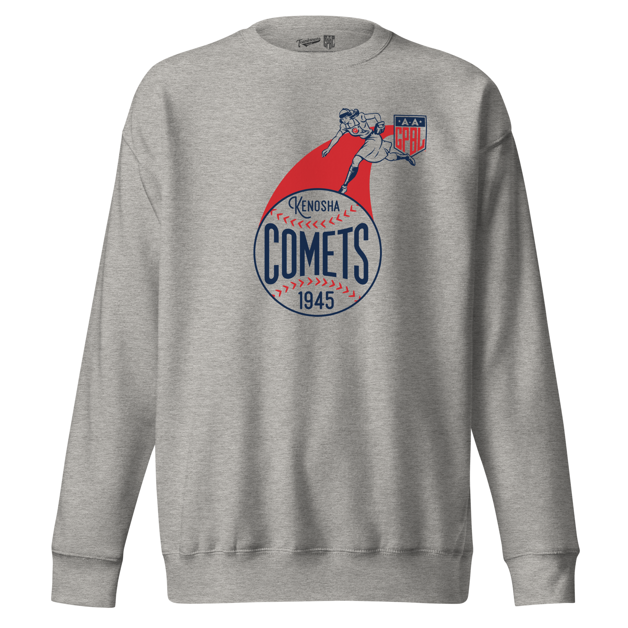 Diamond - Kenosha Comets - Unisex Fleece Pullover Crewneck