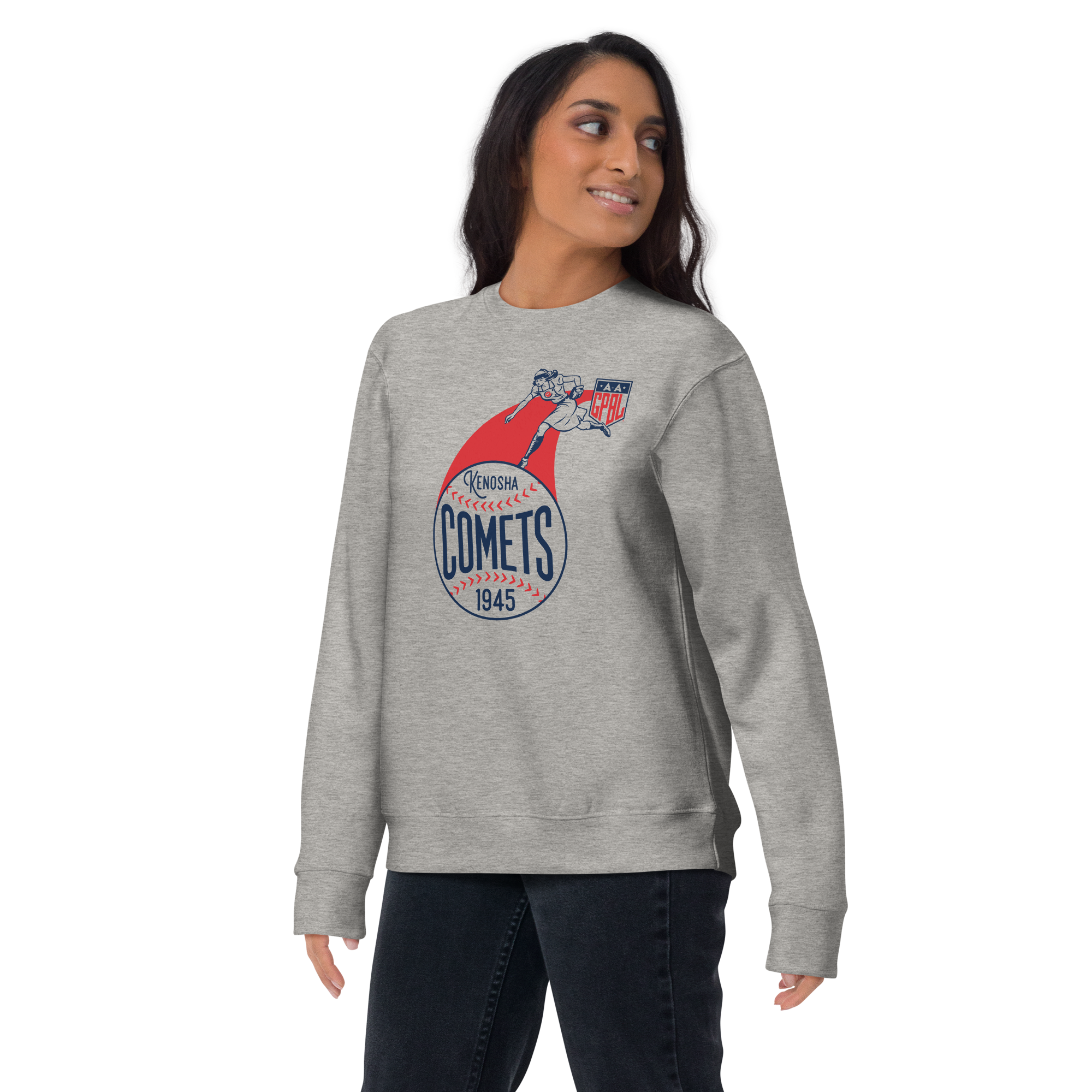 Diamond - Kenosha Comets - Unisex Fleece Pullover Crewneck