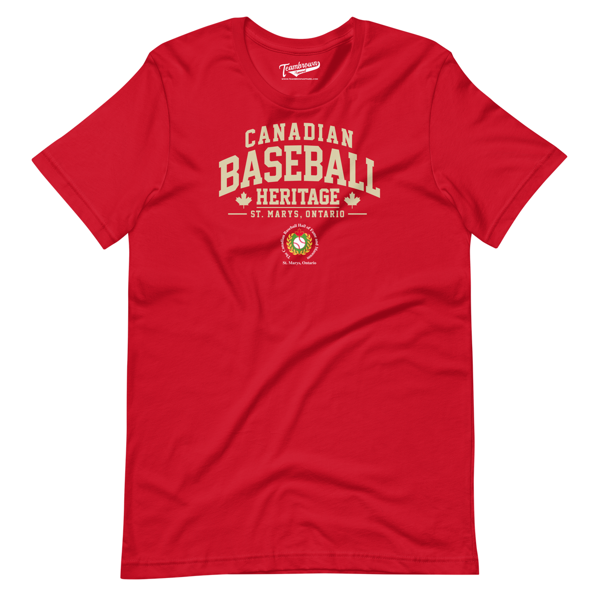 Canadian Baseball Hall of Fame and Museum - Heritage Unisex T-Shirt